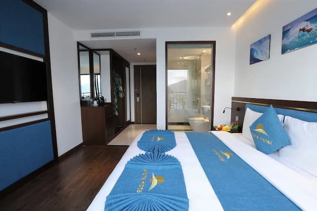 알로하 호텔 나트랑-시니어 더블룸 또는 트윈룸, 시내 전망-5