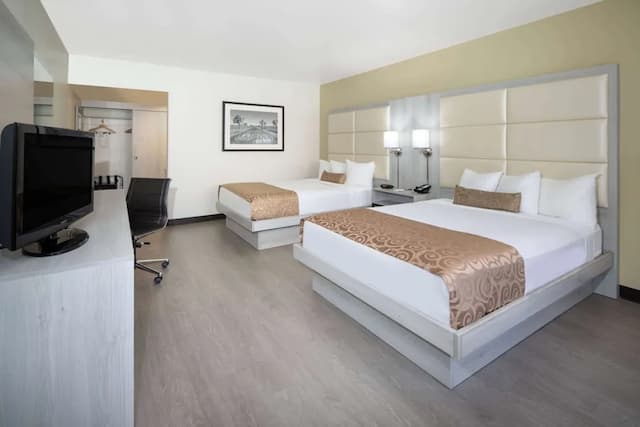 Ramada by Wyndham Burbank Airport-Room, 2 Queen Beds, Accessible, Non Smoking (Mobility/Hearing Impaired)-1