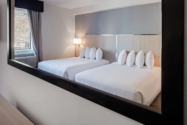 더 개츠비 호텔-디럭스 더블룸, 더블침대 2개, 금연, 공원 전망-5