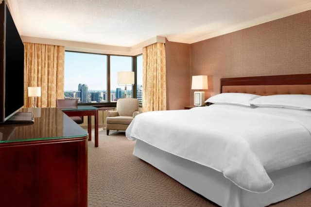 쉐라톤 센터 토론토 호텔-스위트, 킹사이즈침대 1개 및 소파베드-1