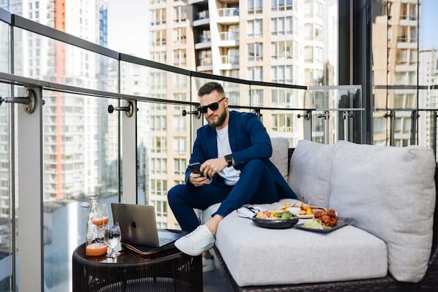 패러독스 밴쿠버-이그제큐티브 스위트, 침실 1개, 욕조, 시내 전망-4