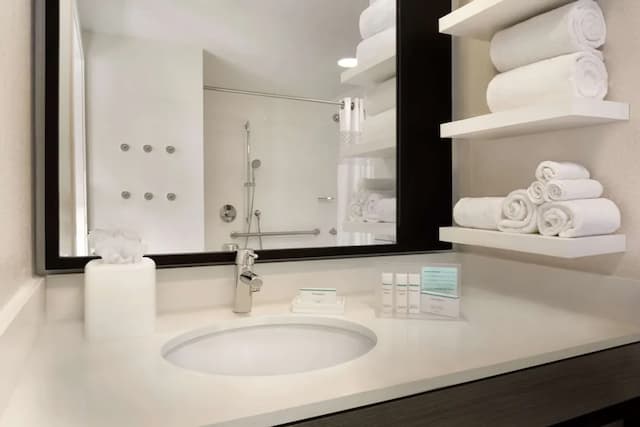 Hampton Inn Chicago West Loop Fulton Market Area-客房, 1 张特大床, 无障碍, 无烟房-5