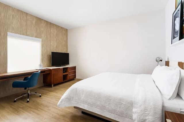 Hampton Inn & Suites Santa Monica-客房, 1 张特大床, 无烟房-1