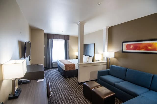 샘 휴스턴 레이스 파크 근처의 컴포트 스위트-스위트, 킹사이즈침대 1개 및 소파베드, 금연-2