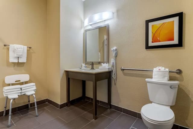 샘 휴스턴 레이스 파크 근처의 컴포트 스위트-스위트, 퀸사이즈침대 2개, 장애인 지원, 금연-5