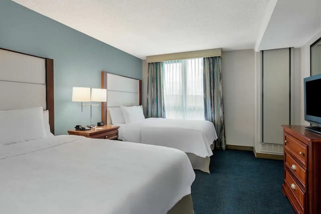 홈우드 스위트 바이 힐튼 시애틀 다운타운-스위트, 침실 1개 (2 Queen Beds with Sofa Bed)-1