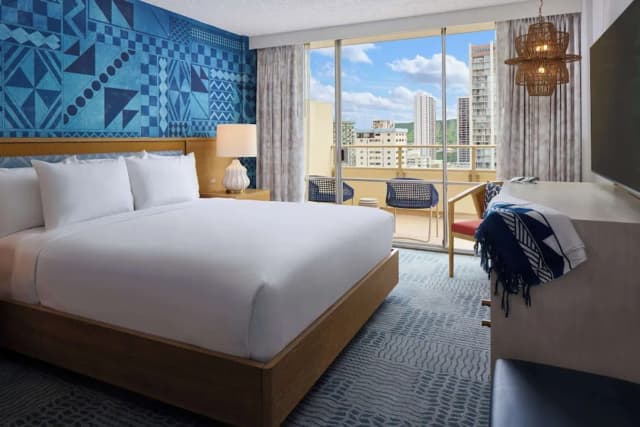 OUTRIGGER Waikiki Paradise Hotel-Suite, 1 Bedroom, Partial Ocean View (1 King Bed)-1