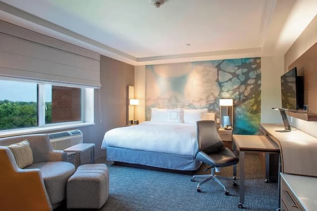 Courtyard by Marriott New York Queens/Fresh Meadows-客房, 1 张特大床-4