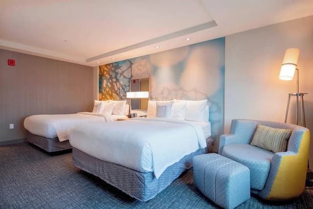 Courtyard by Marriott New York Queens/Fresh Meadows-客房, 2 张大床-1