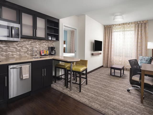 스테이브리지 스위트 시애틀 - 사우스 레이크 유니온 바이 IHG-스위트, 침실 1개, 주방-7