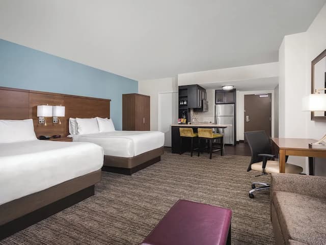 스테이브리지 스위트 시애틀 - 사우스 레이크 유니온 바이 IHG-스튜디오 스위트, 퀸사이즈침대 2개, 주방 (High Floor)-6