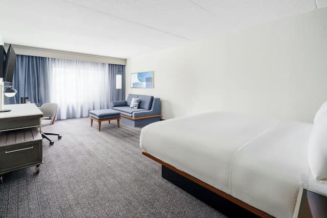 Courtyard by Marriott Chicago Midway Airport-客房, 1 张特大床和 1 张沙发床-1