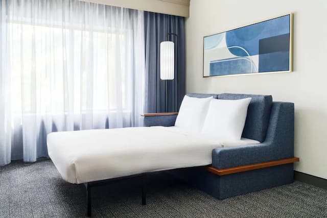 Courtyard by Marriott Chicago Midway Airport-客房, 1 张特大床和 1 张沙发床-5