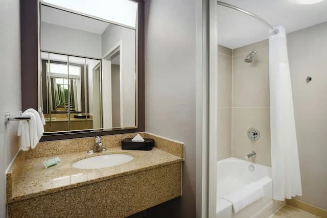 Courtyard by Marriott Chicago Midway Airport-客房, 1 张特大床-5