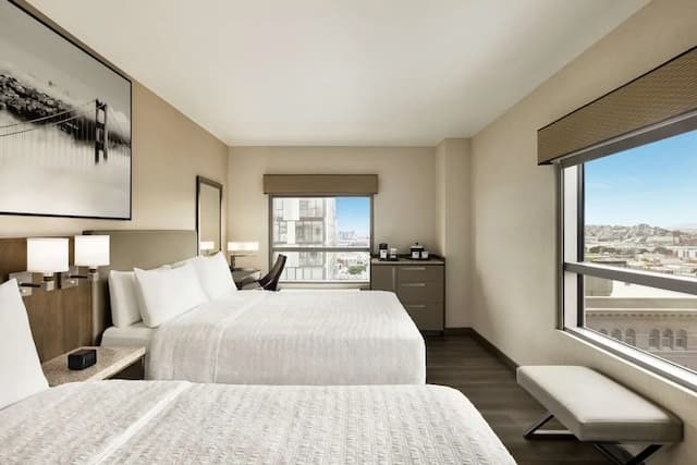 ハンプトン イン サンフランシスコ ダウンタウン / コンベンション センター-ルーム クイーンベッド 2 台 バリアフリー (Hearing)-3