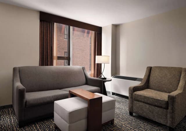 Homewood Suites by Hilton Chicago Downtown/Magnificent Mile-开间, 1 张特大床, 无障碍 (Roll-In Shower)-4