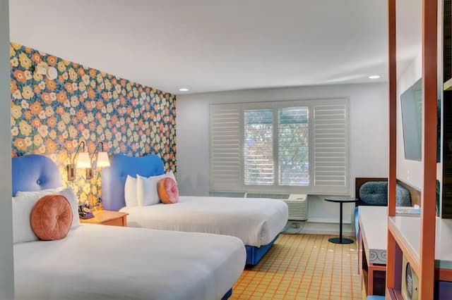 디 애들러 어 헐리우드 힐스 호텔-스탠다드룸, 퀸사이즈침대 2개-19