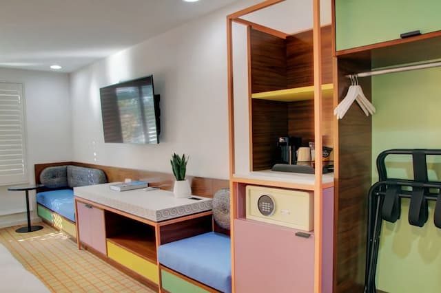 디 애들러 어 헐리우드 힐스 호텔-디럭스 더블룸, 더블침대 2개-8