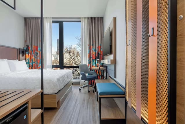 힐튼 브루클린 트루-룸, 킹사이즈침대 1개, 장애인 지원 (Hearing)-1