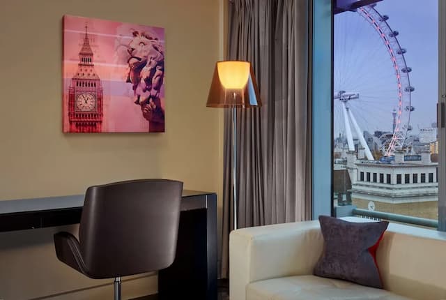 Park Plaza London Westminster Bridge-开间, 1 张特大床 (London Eye View)-1