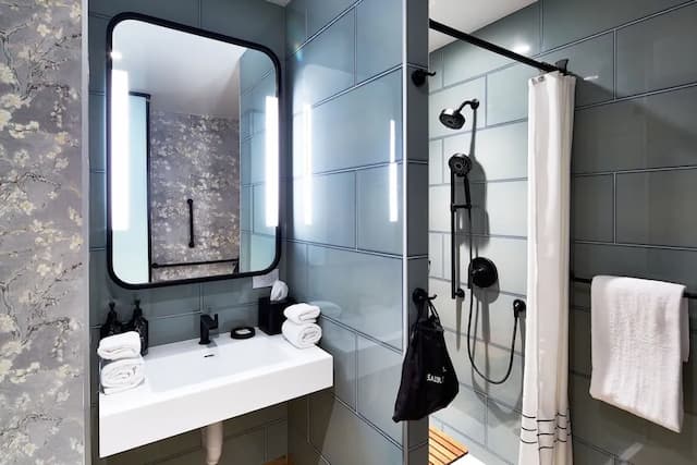 Hotel Indigo NYC Financial District, an IHG Hotel-標準客房, 1 張特大雙人床, 淋浴轉位椅, 非吸煙房 (Transfer Shower)-3