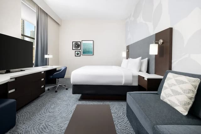 Residence Inn Marriott New York Downtown Manhattan/WTC Area-Executive Studio, 1 King Bed with Sofa bed-4