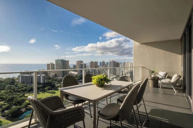 The Ritz-Carlton Residences, Waikiki Beach-尊贵套房, 2 间卧室, 海洋景观-5