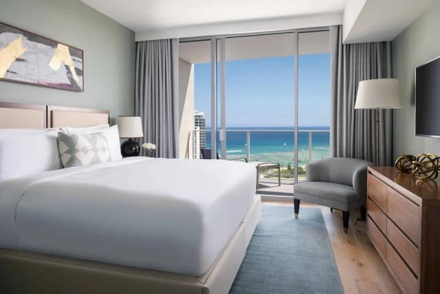 The Ritz-Carlton Residences, Waikiki Beach-尊贵套房, 2 间卧室, 海洋景观-2