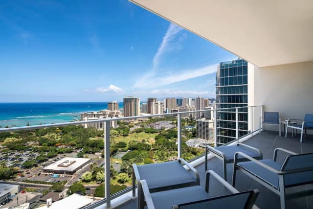 The Ritz-Carlton Residences, Waikiki Beach-尊贵套房, 2 间卧室, 海洋景观-4