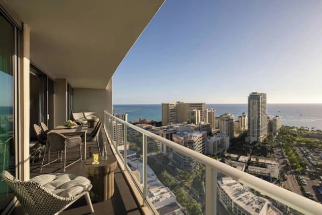 The Ritz-Carlton Residences, Waikiki Beach-尊贵套房, 3 间卧室, 海洋景观-6
