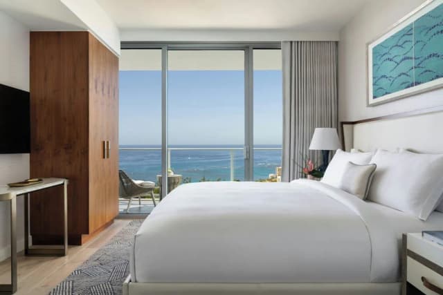 The Ritz-Carlton Residences, Waikiki Beach-尊贵套房, 3 间卧室, 海洋景观-7