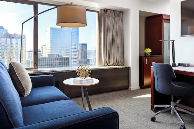 Renaissance Seattle Hotel-Junior Suite, 1 Bedroom, Corner (Mob.&Hearing Access, w Roll-in Shower)-1