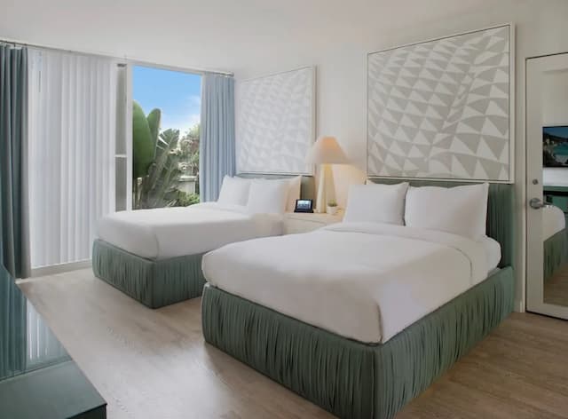 Avalon Hotel Beverly Hills, a Member of Design Hotels-华丽客房, 2 张双人床-1