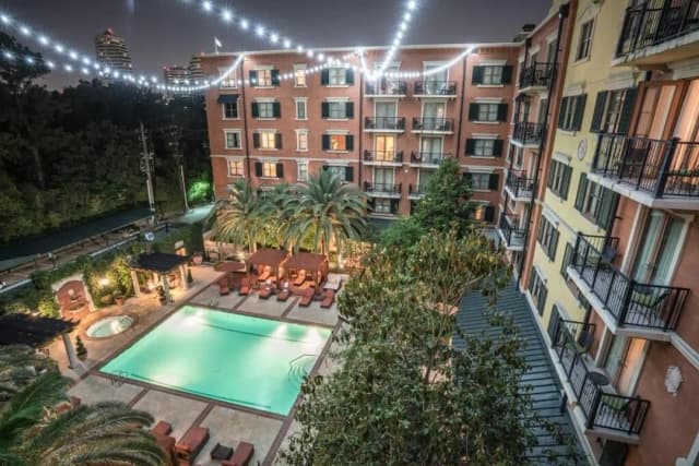 Hotel Granduca Houston-One Bedroom King Suite Pool View Balcony ADA-1