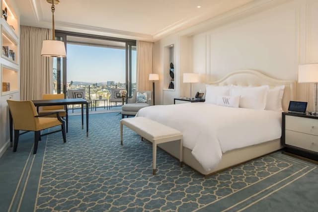 월도프 아스토리아 베벌리 힐스-디럭스룸, 킹사이즈침대 1개, 장애인 지원 (Roll-in Shower)-2