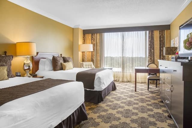 Omni Houston Hotel-Premier Room, 2 Queen Beds, City View (Signature)-6