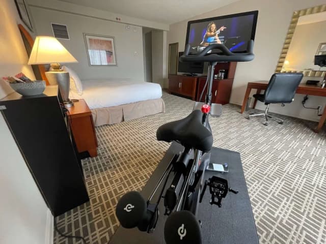 Hilton Houston Post Oak by the Galleria-Room, 1 King Bed (Peloton Bike)-3