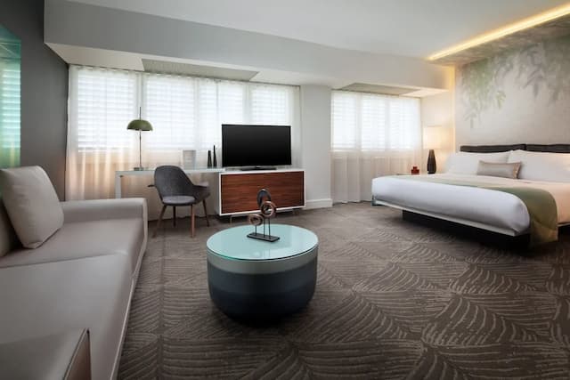 W Los Angeles - West Beverly Hills-开间, 1 张特大床 (Mobility/Hearing Accessible, Tub)-2