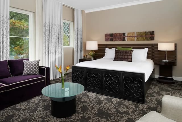 킴프턴 호텔 빈티지 시애틀 바이 IHG-프리미엄룸, 킹사이즈침대 1개 및 소파베드, 시내 전망-2