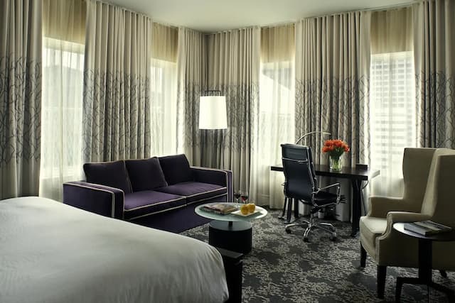 킴프턴 호텔 빈티지 시애틀 바이 IHG-프리미엄룸, 킹사이즈침대 1개 및 소파베드, 시내 전망-6