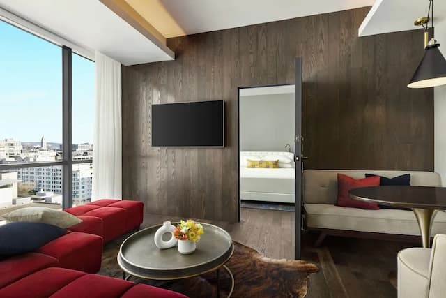 캐노피 바이 힐튼 샌프란시스코 소마-스위트, 킹사이즈침대 1개, 벽난로 (Landmark View)-3