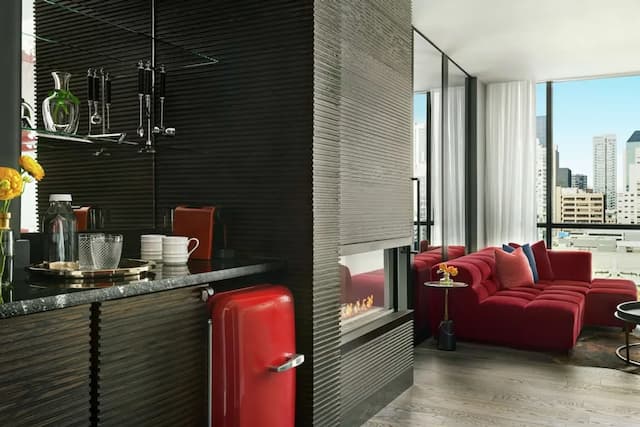 캐노피 바이 힐튼 샌프란시스코 소마-스위트, 킹사이즈침대 1개, 벽난로 (Landmark View)-4