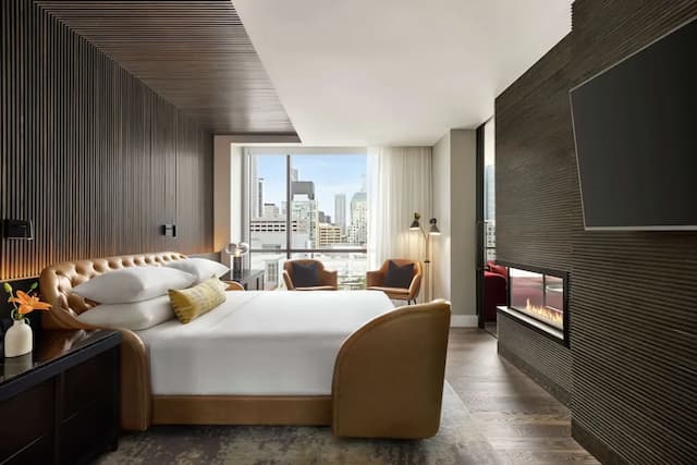 캐노피 바이 힐튼 샌프란시스코 소마-스위트, 킹사이즈침대 1개, 벽난로 (Landmark View)-1