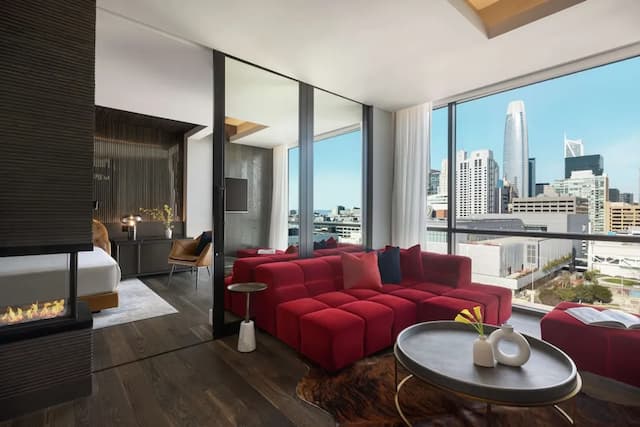 캐노피 바이 힐튼 샌프란시스코 소마-스위트, 킹사이즈침대 1개, 벽난로 (Landmark View)-2