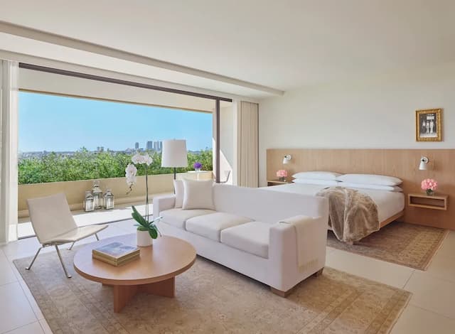 The West Hollywood EDITION-复式房, 1 张特大床, 露台 (Mobility Accessible, Tub)-2