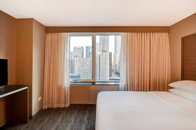 エンバシー スイーツ バイ ヒルトン シカゴ ダウンタウン マグニフィセント マイル-プレミアム スイート キングベッド 1 台ソファーベッド付き シティビュー-2