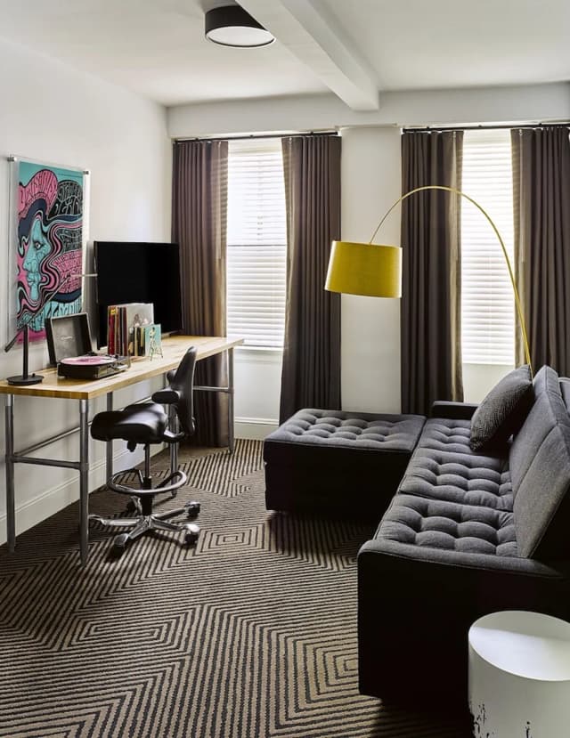 Hotel Zeppelin San Francisco-套房, 1 张特大床和 1 张沙发床 (King)-1