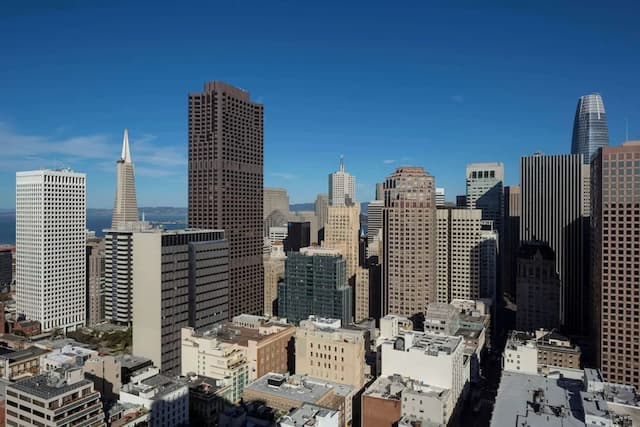 그랜드 하얏트 샌프란시스코-룸, 킹사이즈침대 1개, 시내 전망-8