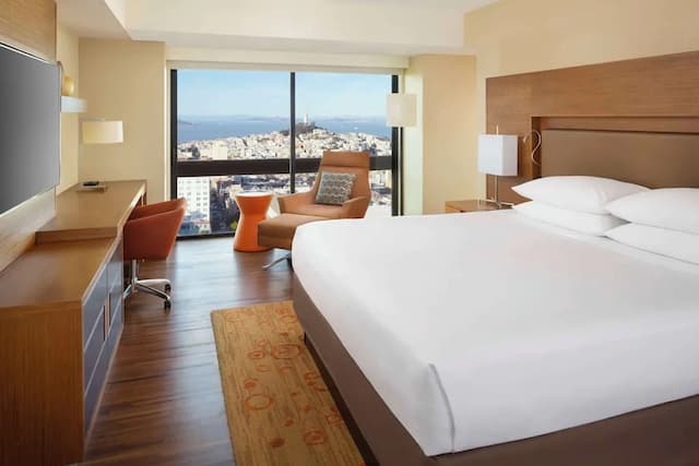 그랜드 하얏트 샌프란시스코-룸, 킹사이즈침대 1개, 베이 전망-3