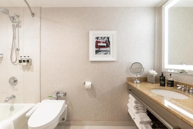 코스트 시애틀 다운타운 호텔 바이 APA-룸, 킹사이즈침대 1개, 클럽 라운지 이용, 시내 전망-4